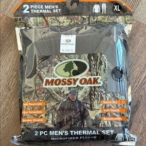 Mossy Oak Thermal Set in Black and Gray